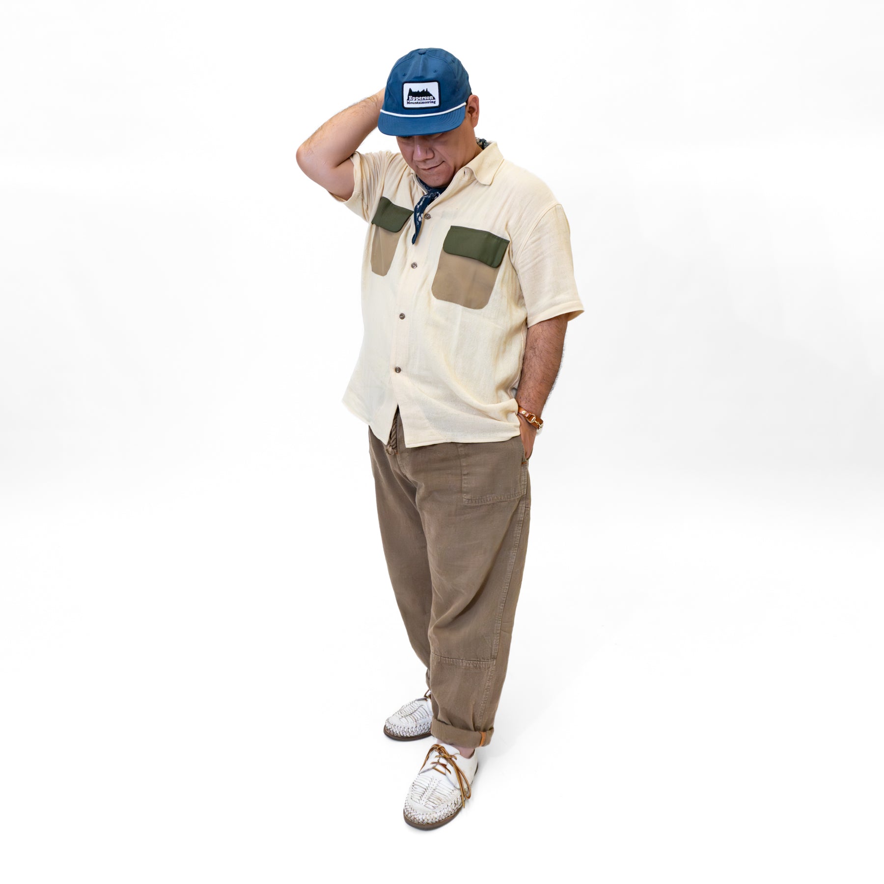 Snapback Hat with EM Patch
