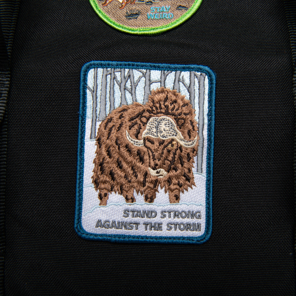 Large Climb Tote with Animal Patches