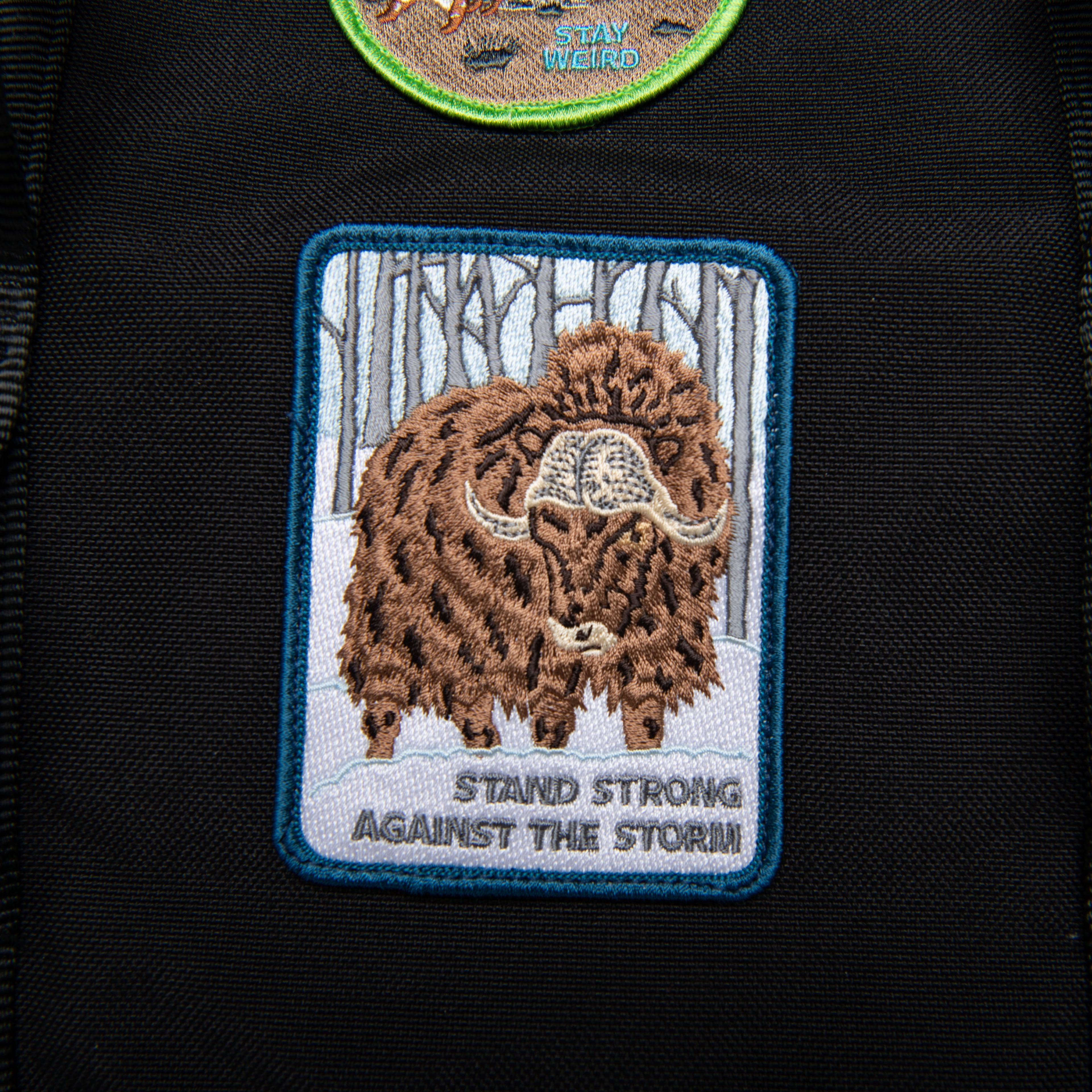 Large Climb Tote with Animal Patches