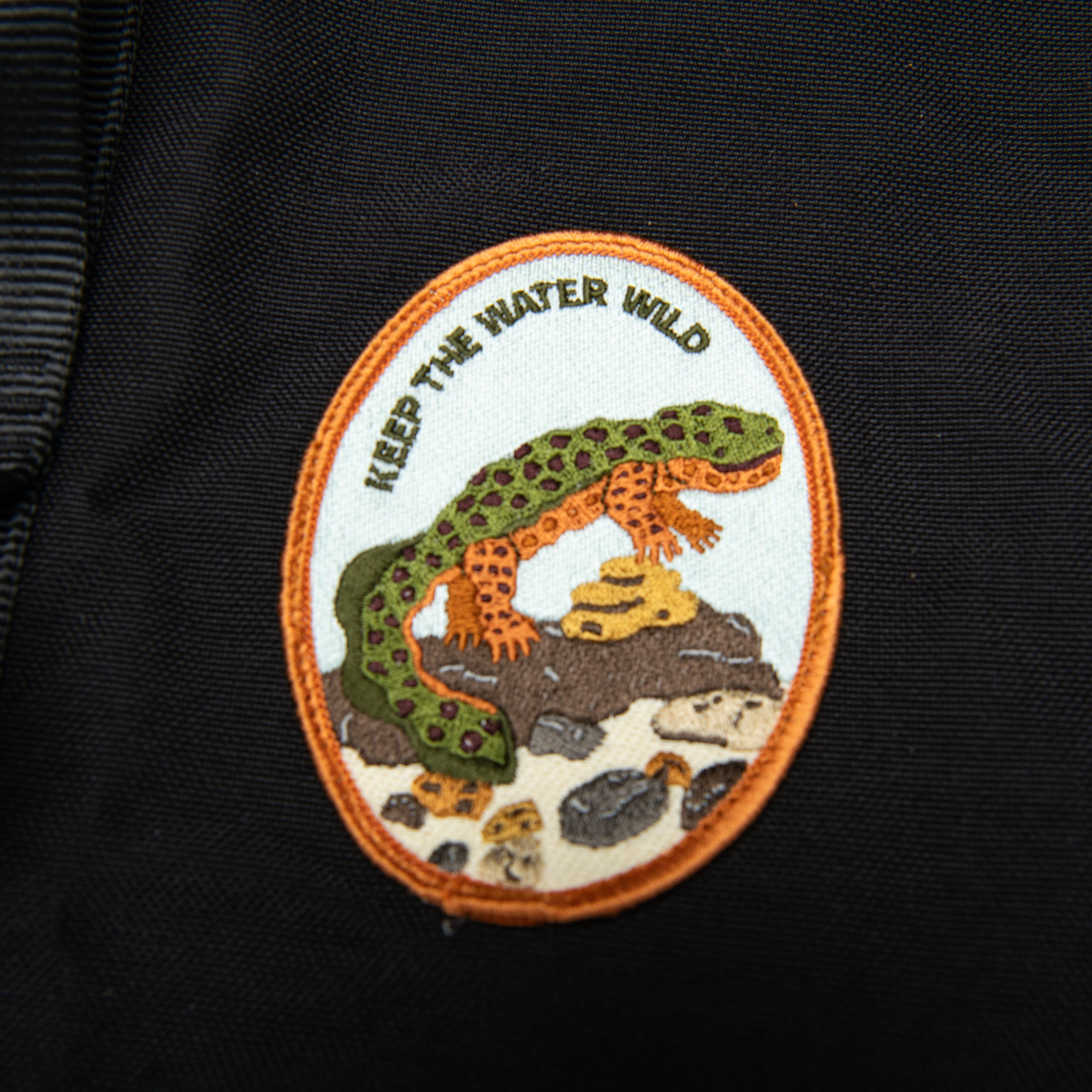 Large Climb Tote with Animal Patches