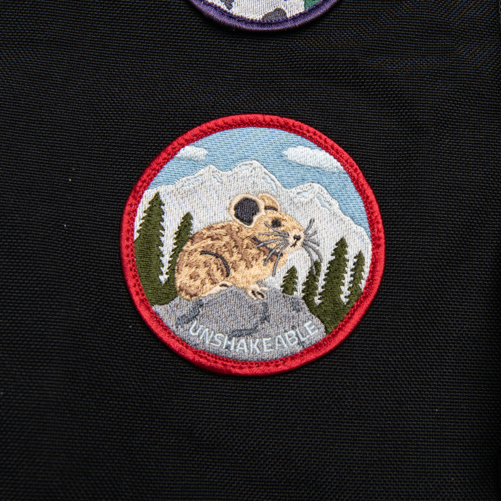 Large Climb Tote with Animal Patches