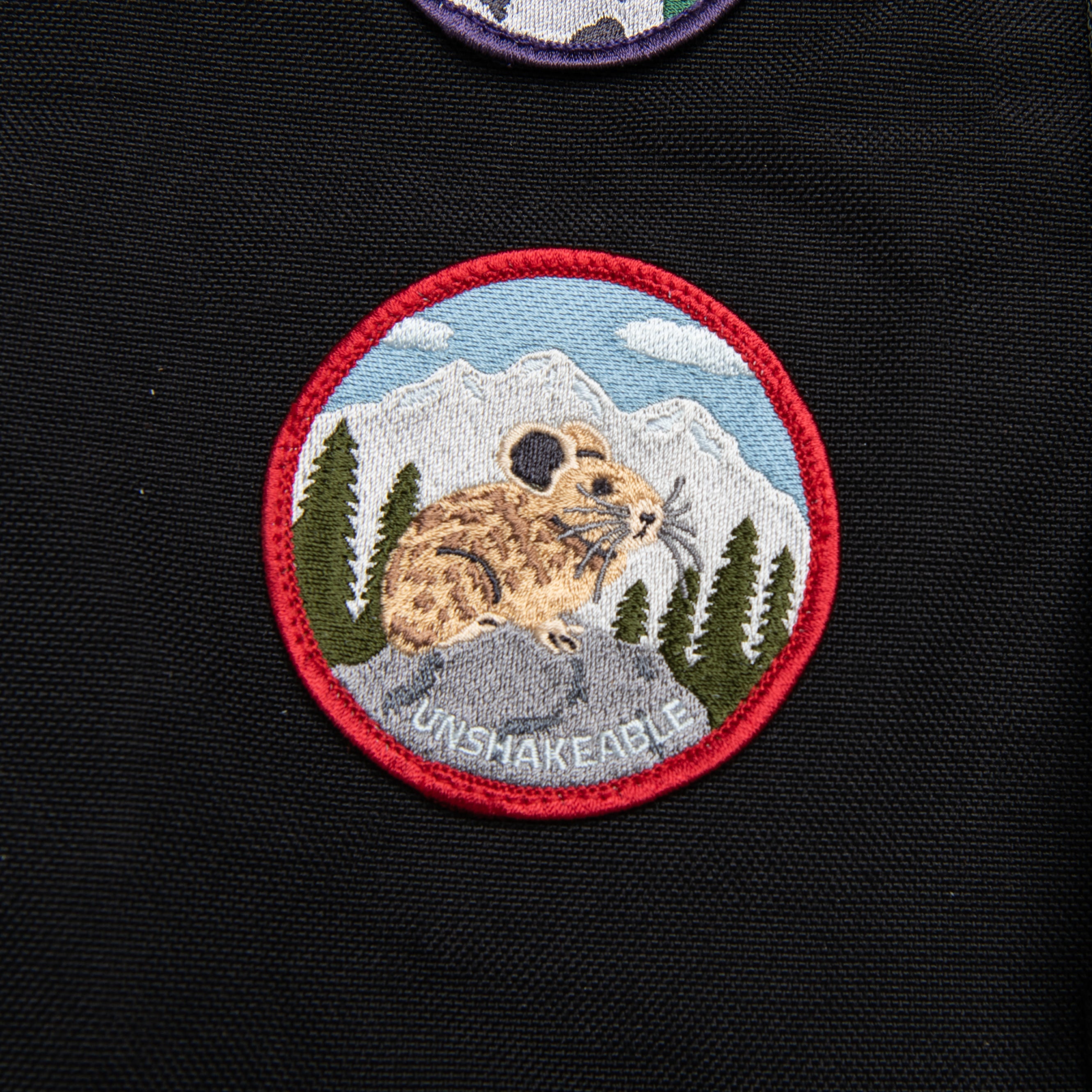 Large Climb Tote with Animal Patches